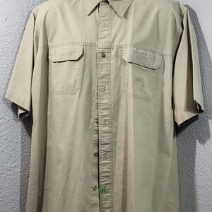 RedHead Men's Short-Sleeve Button-Down Shirt - Khaki